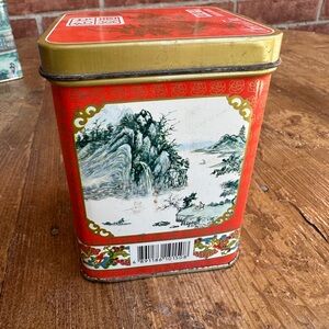 Vintage Choicest Tea and Gold Dragon Tea Tin